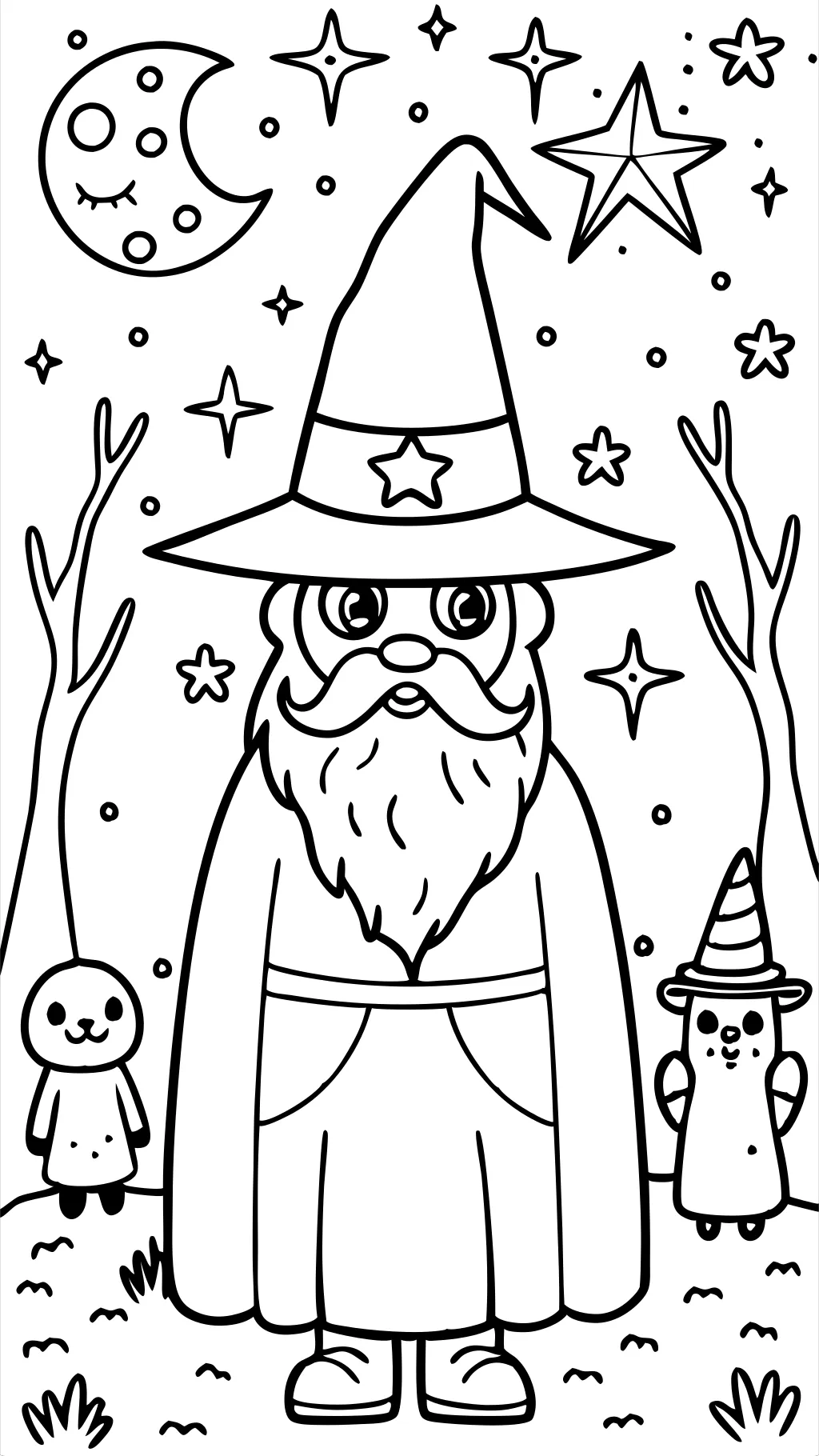 coloring pages wizard